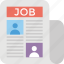 job advertisement, job classified ads, job opportunity, newspaper advertising, newspaper jobs 