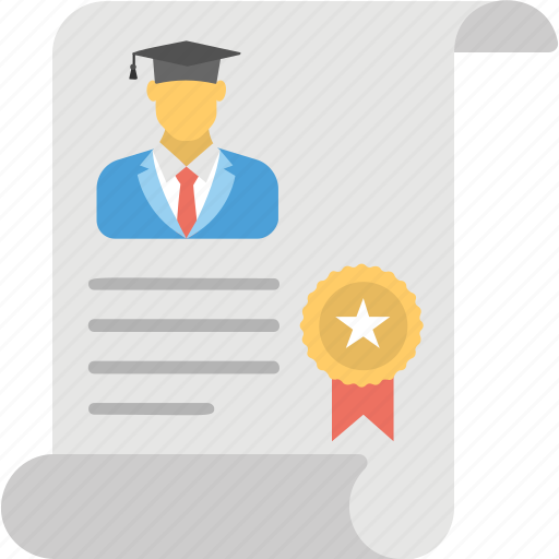 Certificate, certification, deed, degree, diploma icon - Download on Iconfinder