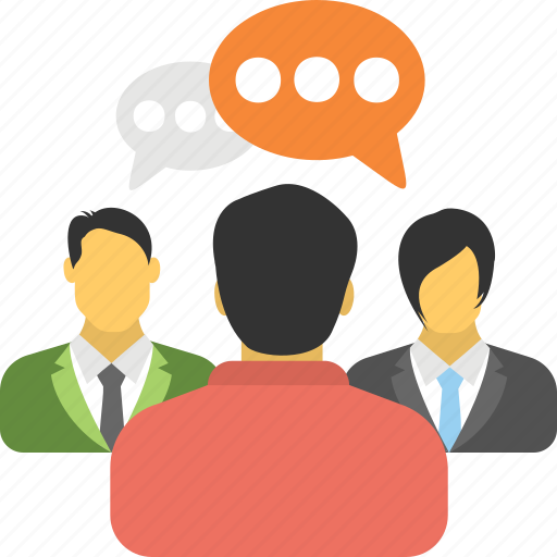 Business conversation, business meeting, chat, communication, convention icon - Download on Iconfinder