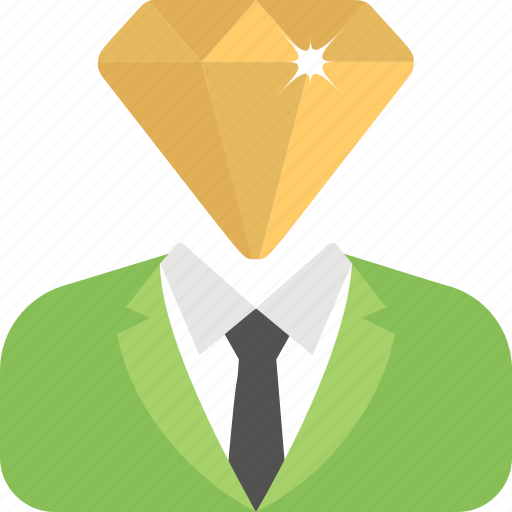 Brilliant, diamond brain, head diamond, precious mind, professional skills concept icon - Download on Iconfinder