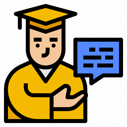 Advice, avatar, consultant, expert, graduate icon - Download on Iconfinder