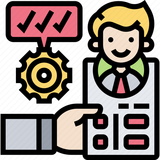 Approve, employment, resume, application, recruitment icon - Download on Iconfinder