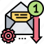 new, inbox, communication, message, mail 