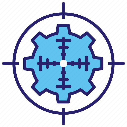 Scope, management, aim, objective, target, business, crosshairs icon - Download on Iconfinder