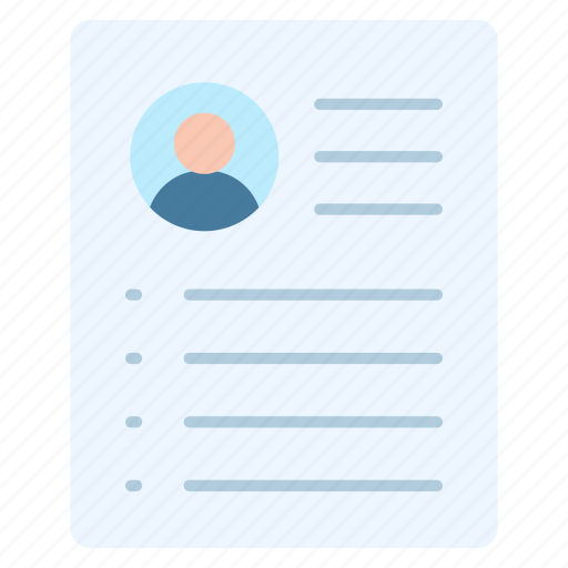 Resume, cv, portfolio, profile icon - Download on Iconfinder
