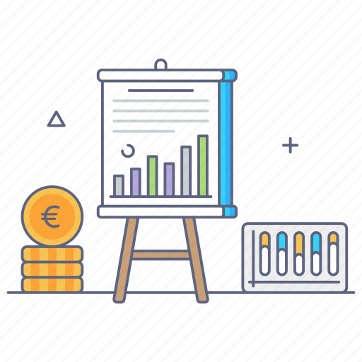 Data analytics, business presentation, graph presentation, enhance productivity, financial productivity icon - Download on Iconfinder