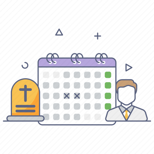 Employee leave, bereavement leave, employee agenda, death benefit, leave policy icon - Download on Iconfinder
