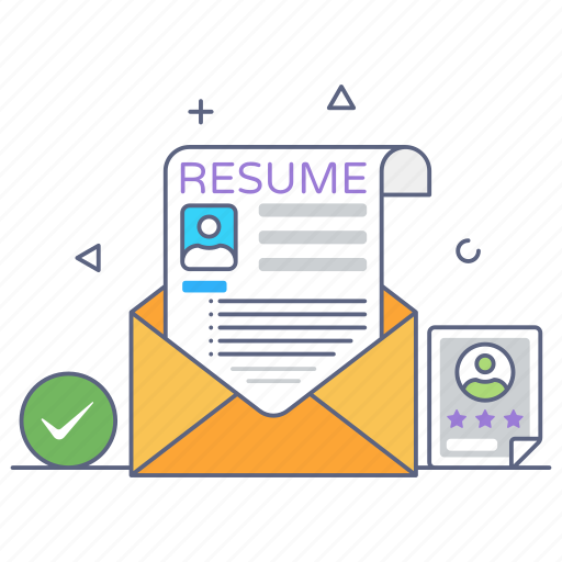 Cv, resume, profile, curriculum vitae, job letter icon - Download on Iconfinder