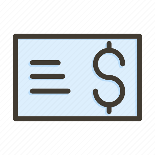 Paycheck, business, finance, money order, receipt icon - Download on Iconfinder