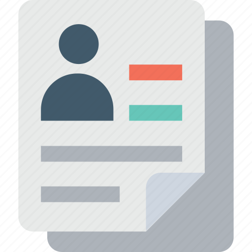 Application, cv, job, profile, resume icon - Download on Iconfinder