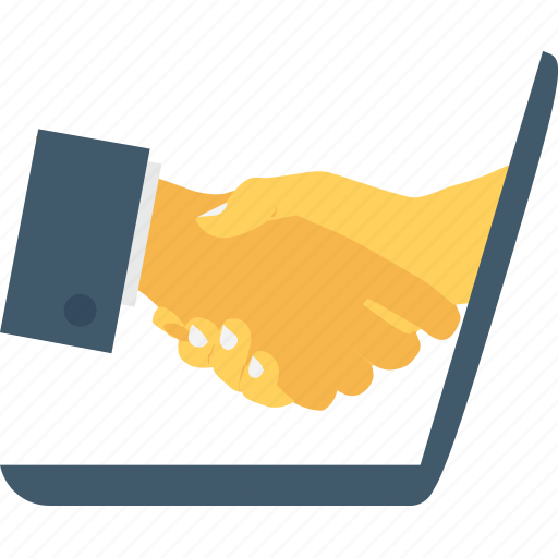 Business, deal, online deal, partner, shake hand icon - Download on Iconfinder