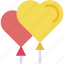 balloon, birthday, and, party, valentine, heart, shaped, celebration 