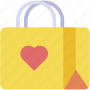 gift, bag, love, romance, commerce, shopping, valentines, day