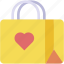 gift, bag, love, romance, commerce, shopping, valentines, day 