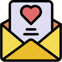 love, letter, mail, message, heart