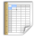 Application, opendocument spreadsheet, template icon - Free download