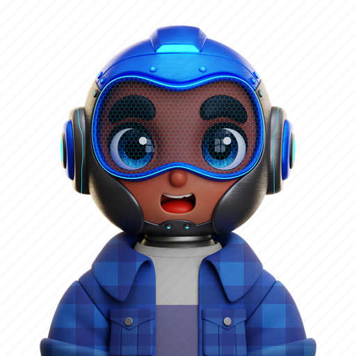 Humanoid, boy, shirt, person, avatar, character, robot 3D illustration - Download on Iconfinder