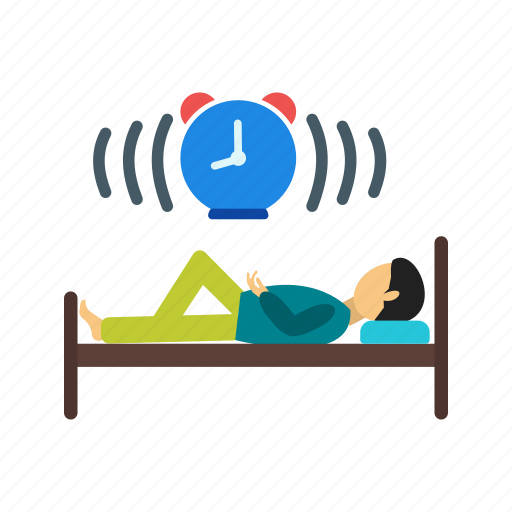Bed, lying, relaxed, rest, sleep, sleeping icon - Download on Iconfinder