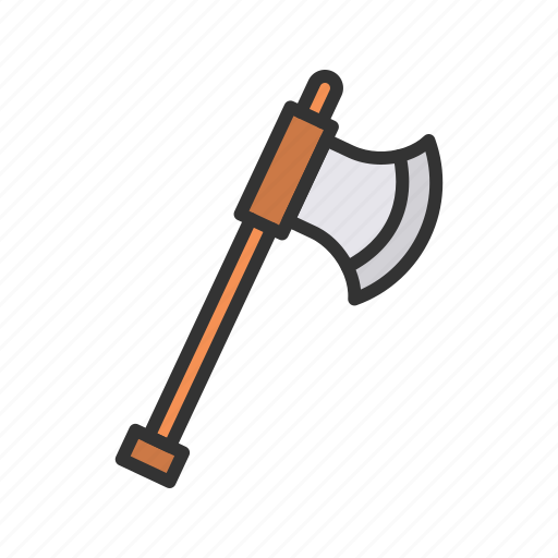 Axe, survival, cutting, wood chopping, firewood, tool, forest icon - Download on Iconfinder