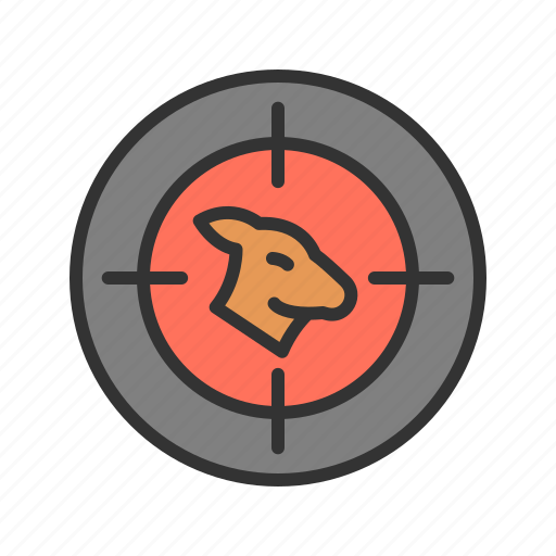 Hunt animal, stalking, shooting, hunting, wild game, big game, predator icon - Download on Iconfinder