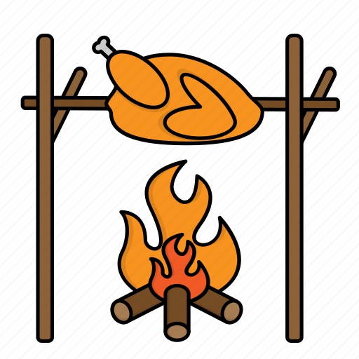 Campng, hunting, nature, outdoor, roast icon - Download on Iconfinder