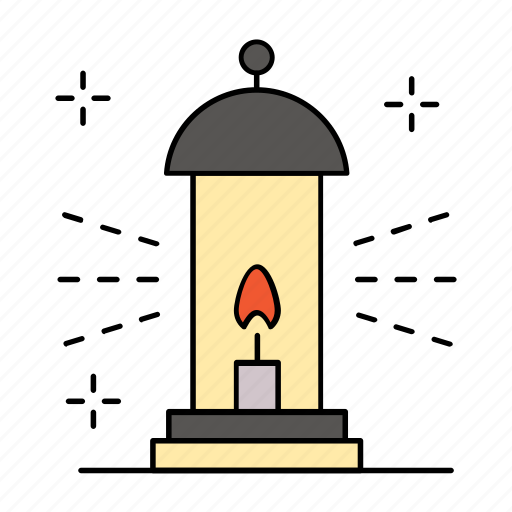 Old, camping, lamp, hunting light, light, flame light icon - Download on Iconfinder