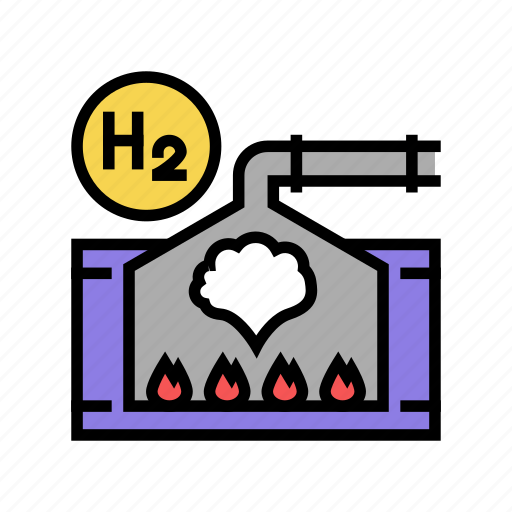 Processing, hydrogen, industry, eco, energy, industrial icon - Download on Iconfinder