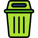 delete, trash, can, garbage, rubbish