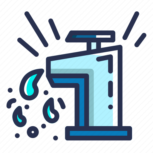Hygiene, water, tap, faucet, clean, liquid, kitchen icon - Download on Iconfinder