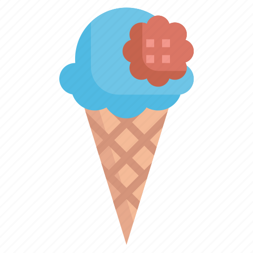 Cookie, food, restaurant, cone, summertime, sweet, ice cream icon - Download on Iconfinder