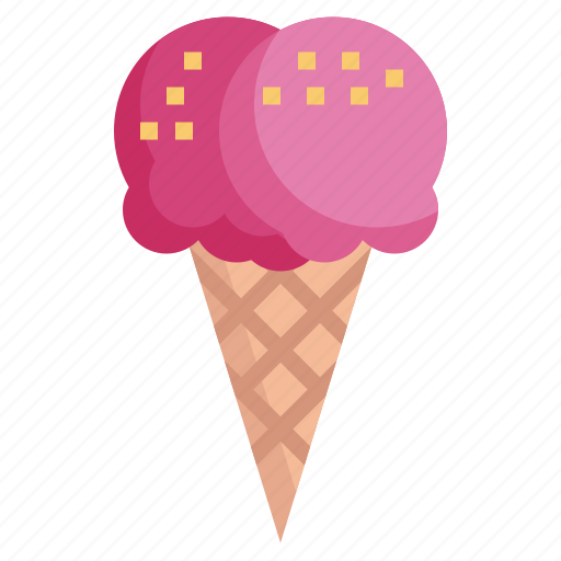 Double, summer, food, restaurant, sweet, ice cream icon - Download on Iconfinder