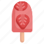popsicle, strawberry, summer, food, restaurant, sweet, ice cream 