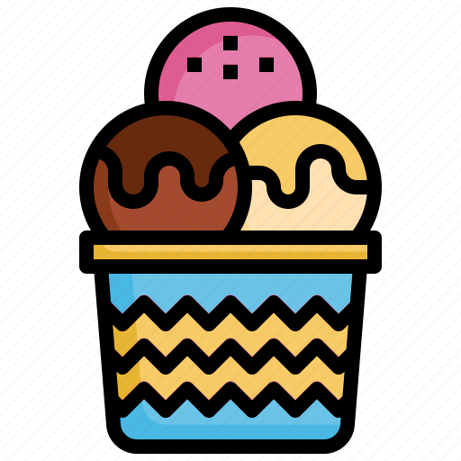 Cup, summer, food, restaurant, sweet, ice cream icon - Download on Iconfinder