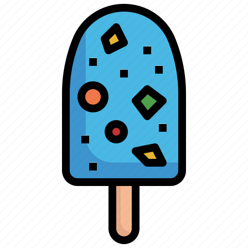 Popsicle, mixed, fruit, summer, restaurant, sweet, ice cream icon - Download on Iconfinder