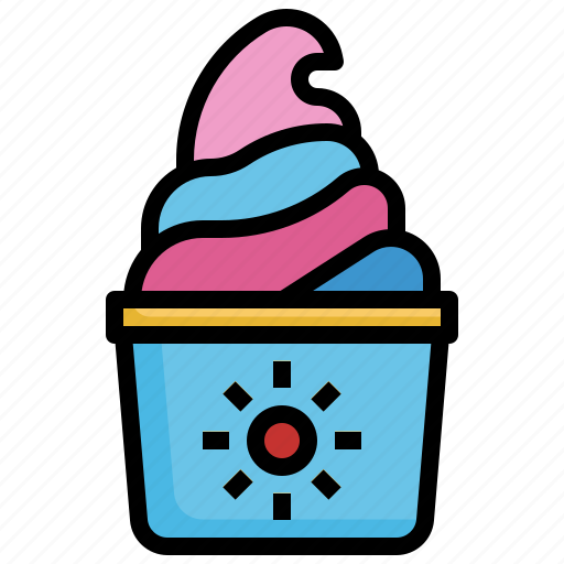 Soft, serve, summer, food, restaurant, sweet, ice cream icon - Download on Iconfinder