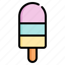 popsicle, ice, cream, dessert, summertime, sweet