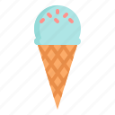 ice, cream, shop, cone, dessert, summertime, sweet, food, summer