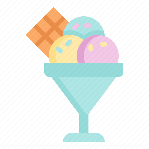 Ice, cream, dessert, summertime, bowl, sweet icon - Download on Iconfinder