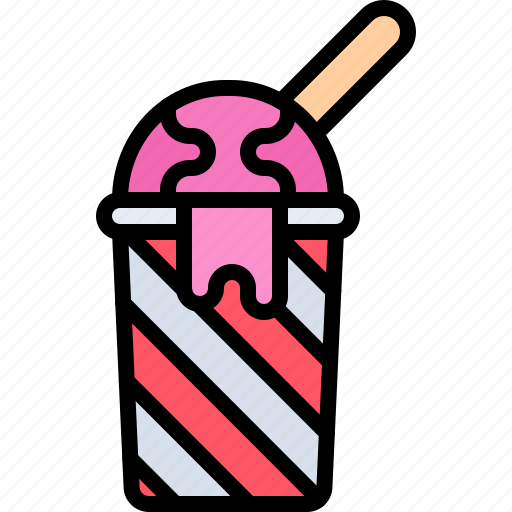 Ice, cream, stick, fruit, food, cafe, shop icon - Download on Iconfinder