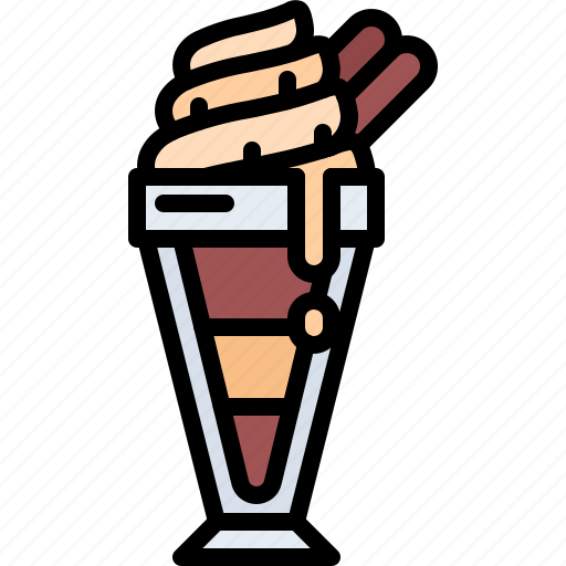 Ice, cream, glass, food, cafe, shop icon - Download on Iconfinder