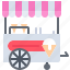 trailer, ice, cream, food, cafe, shop 