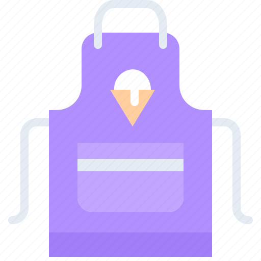 Ice, cream, apron, food, cafe, shop icon - Download on Iconfinder