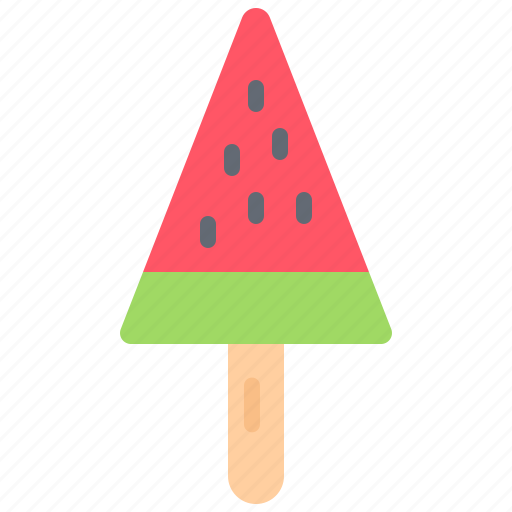Ice, cream, stick, fruit, watermelon, food, cafe icon - Download on Iconfinder