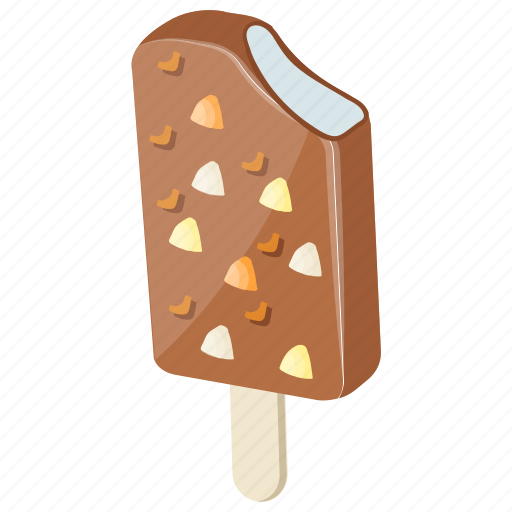 Choc-bar, chocolate fudge bar, popsicle, popsicle bar, popsicle ice cream icon - Download on Iconfinder