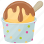 creamy ice cream, dessert, ice cream cup, mango ice cream, mango ice cream cup 