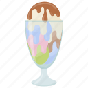 gelato, ice cream, multi flavoured ice cream, rainbow ice cream, tutti-frutti