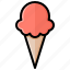 cone, cream, dessert, ice, ice cream, one scoop, sweet 