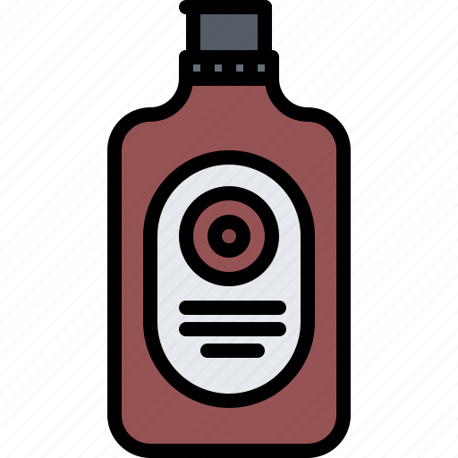 Bottle, chocolate, cream, dessert, ice, shop, syrup icon - Download on Iconfinder