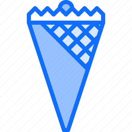 Cone, cream, dessert, ice, shop, waffle icon - Download on Iconfinder