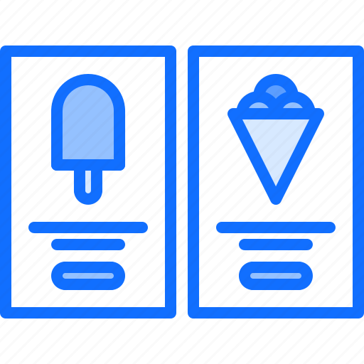 Card, cream, dessert, ice, product, shop, website icon - Download on Iconfinder